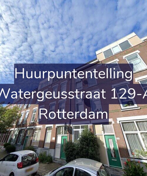 Foto gevel Huurpuntentelling voor Watergeusstraat 129-A, Rotterdam