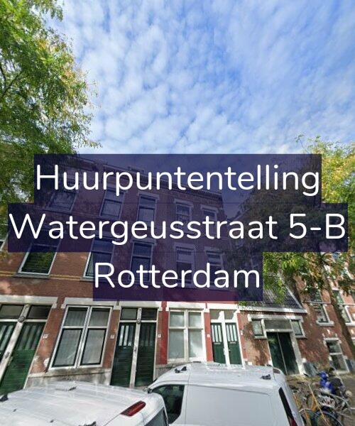 Foto gevel Huurpuntentelling voor Watergeusstraat 5-B, Rotterdam