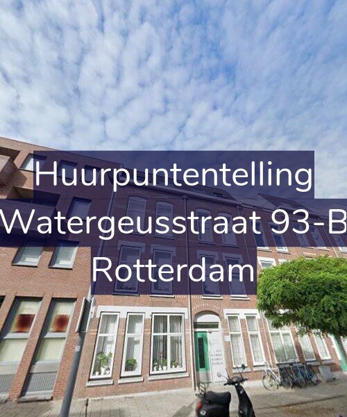 Foto gevel Huurpuntentelling voor Watergeusstraat 93-B, Rotterdam