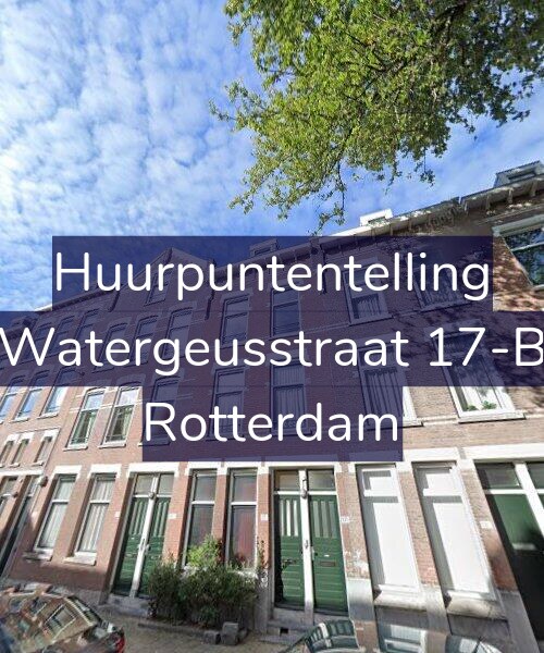 Foto gevel Huurpuntentelling voor Watergeusstraat 17-B, Rotterdam
