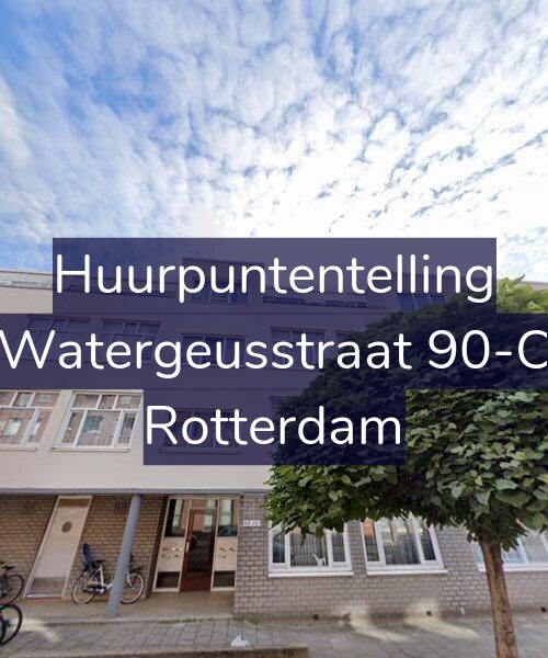 Foto gevel Huurpuntentelling voor Watergeusstraat 90-C, Rotterdam