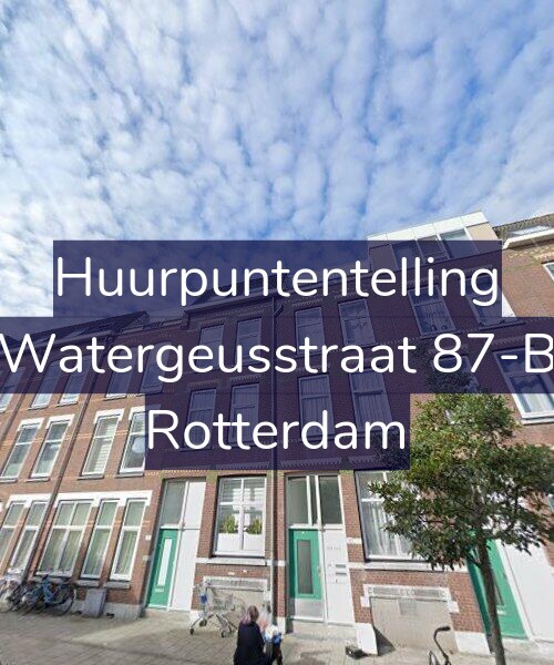 Foto gevel Huurpuntentelling voor Watergeusstraat 87-B, Rotterdam