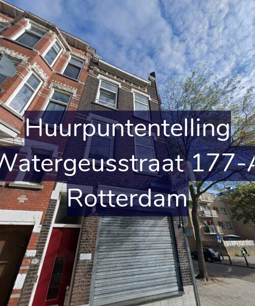 Foto gevel Huurpuntentelling voor Watergeusstraat 177-A, Rotterdam