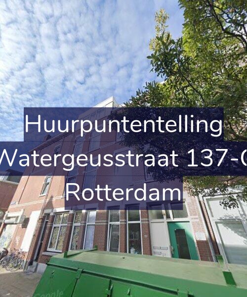 Foto gevel Huurpuntentelling voor Watergeusstraat 137-C, Rotterdam