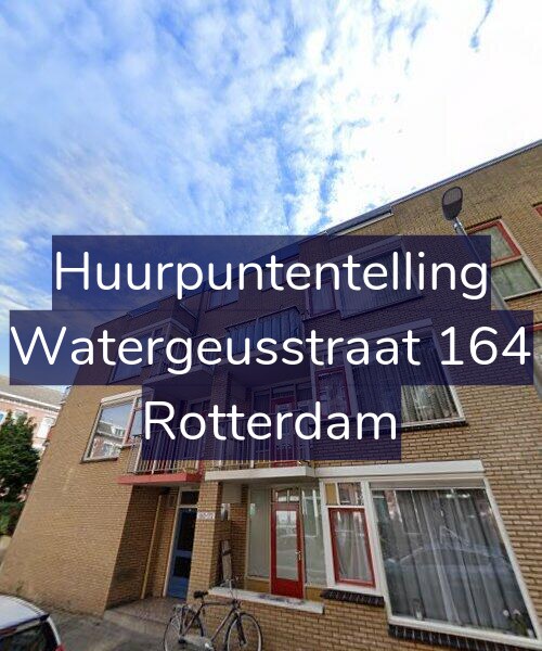 Foto gevel Huurpuntentelling voor Watergeusstraat 164, Rotterdam