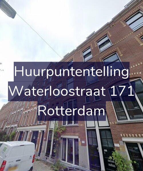 Foto gevel Huurpuntentelling voor Waterloostraat 171, Rotterdam