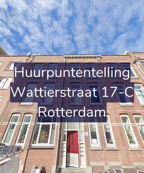 Foto gevel Huurpuntentelling voor Wattierstraat 17-C, Rotterdam