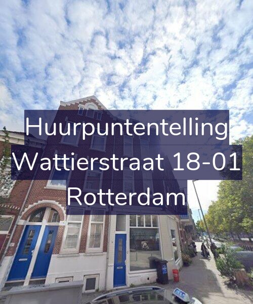 Foto gevel Huurpuntentelling voor Wattierstraat 18-01, Rotterdam