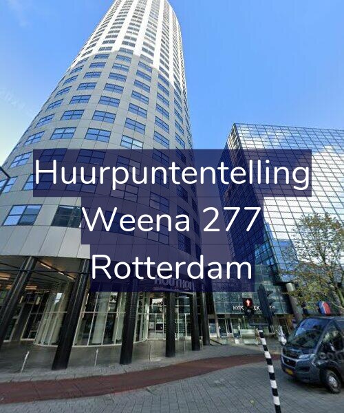 Foto gevel Huurpuntentelling voor Weena 277, Rotterdam