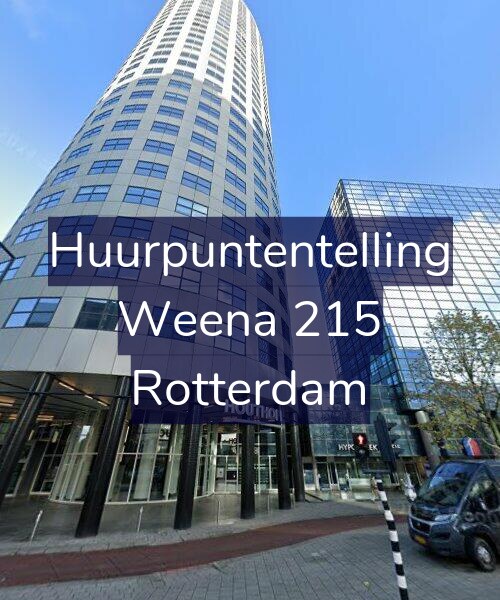 Foto gevel Huurpuntentelling voor Weena 215, Rotterdam