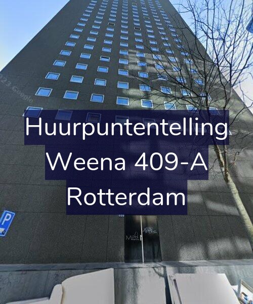 Foto gevel Huurpuntentelling voor Weena 409-A, Rotterdam