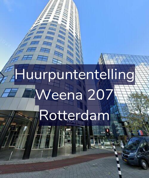 Foto gevel Huurpuntentelling voor Weena 207, Rotterdam