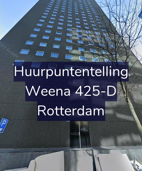 Foto gevel Huurpuntentelling voor Weena 425-D, Rotterdam
