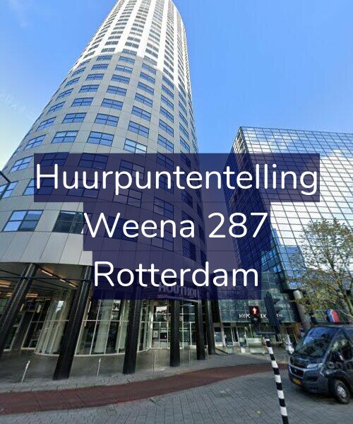 Foto gevel Huurpuntentelling voor Weena 287, Rotterdam
