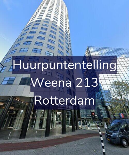 Foto gevel Huurpuntentelling voor Weena 213, Rotterdam