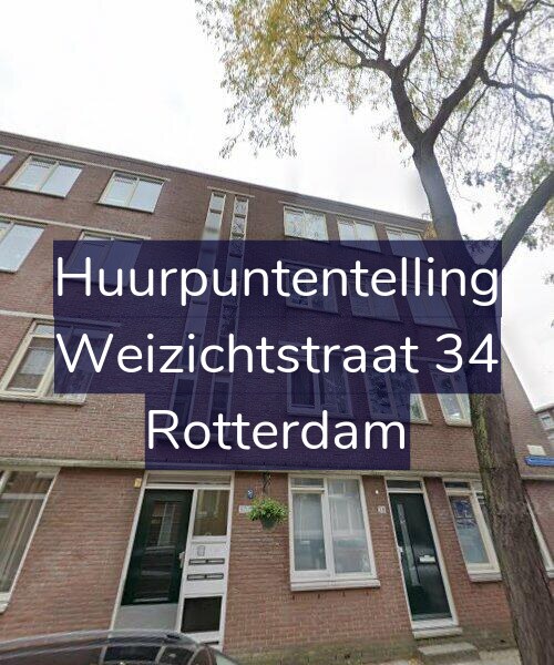Foto gevel Huurpuntentelling voor Weizichtstraat 34, Rotterdam