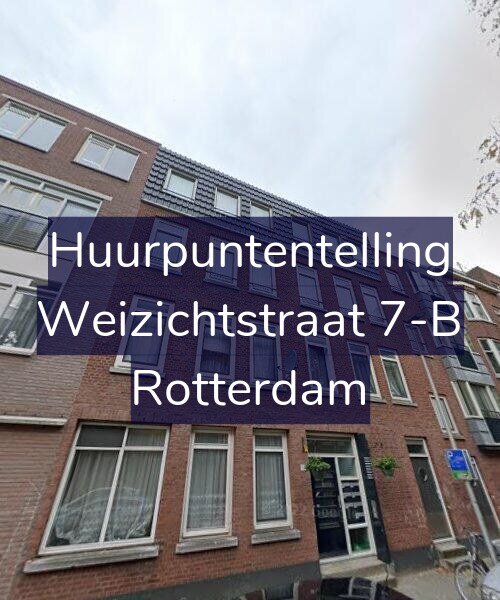 Foto gevel Huurpuntentelling voor Weizichtstraat 7-B, Rotterdam