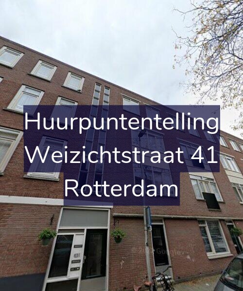 Foto gevel Huurpuntentelling voor Weizichtstraat 41, Rotterdam