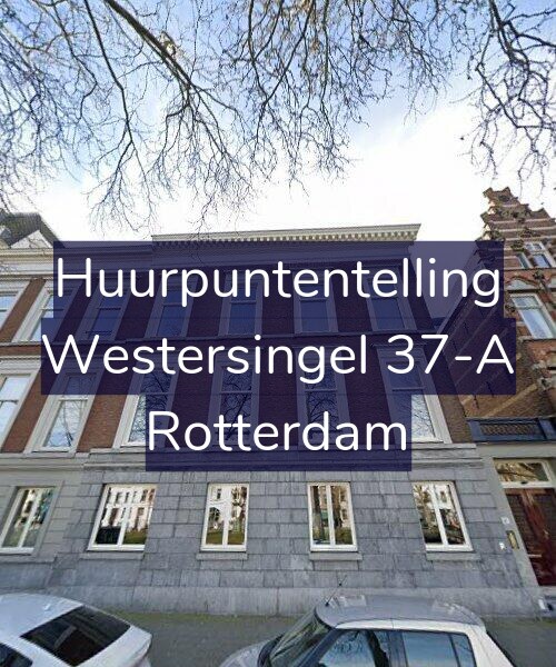 Foto gevel Huurpuntentelling voor Westersingel 37-A, Rotterdam
