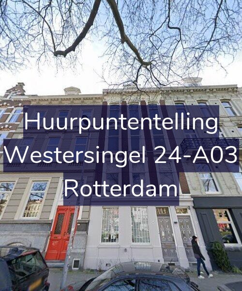 Foto gevel Huurpuntentelling voor Westersingel 24-A03, Rotterdam