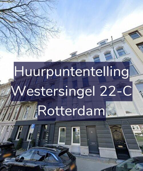 Foto gevel Huurpuntentelling voor Westersingel 22-C, Rotterdam