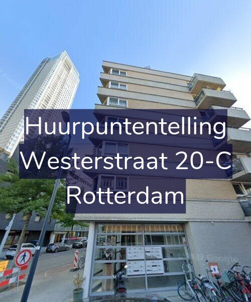 Foto gevel Huurpuntentelling voor Westerstraat 20-C, Rotterdam