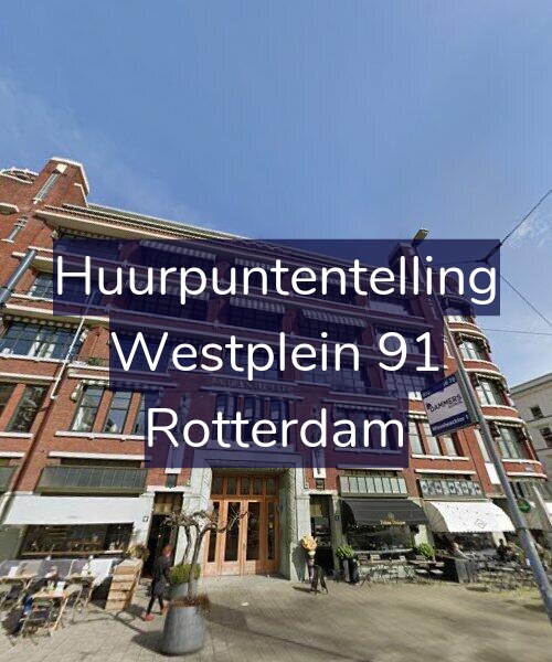 Foto gevel Huurpuntentelling voor Westplein 91, Rotterdam