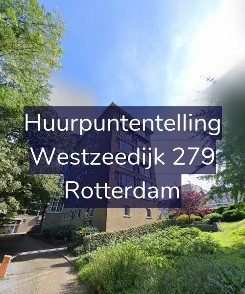 Foto gevel Huurpuntentelling voor Westzeedijk 279, Rotterdam