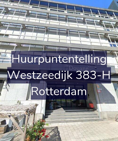 Foto gevel Huurpuntentelling voor Westzeedijk 383-H, Rotterdam