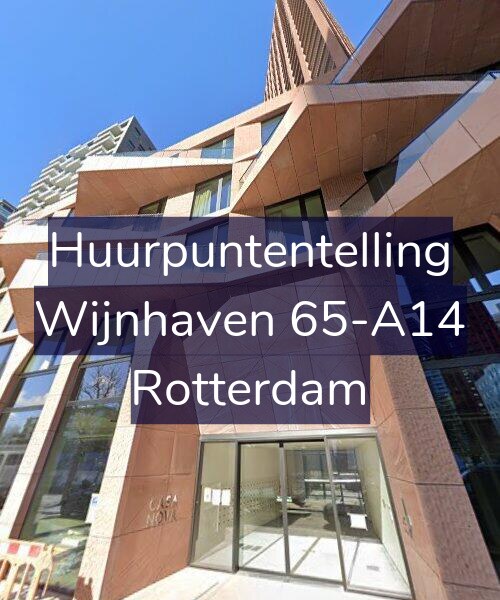 Foto gevel Huurpuntentelling voor Wijnhaven 65-A14, Rotterdam