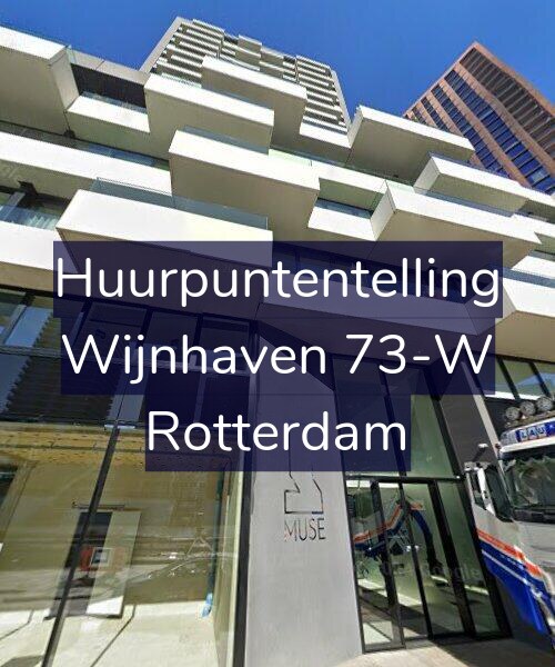 Foto gevel Huurpuntentelling voor Wijnhaven 73-W, Rotterdam
