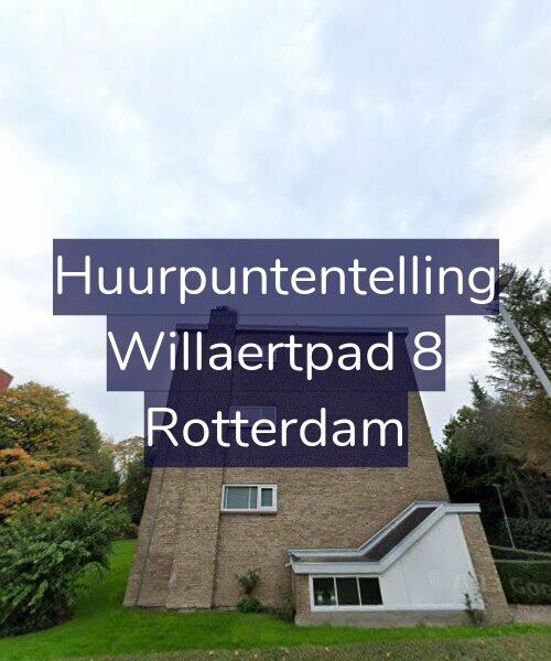 Foto gevel Huurpuntentelling voor Willaertpad 8, Rotterdam