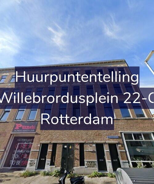 Foto gevel Huurpuntentelling voor Willebrordusplein 22-C, Rotterdam