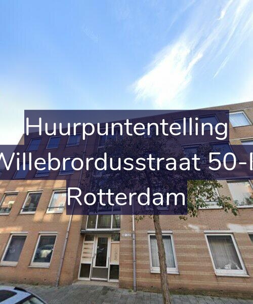 Foto gevel Huurpuntentelling voor Willebrordusstraat 50-B, Rotterdam