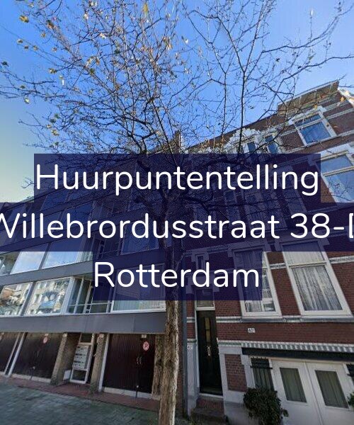 Foto gevel Huurpuntentelling voor Willebrordusstraat 38-D, Rotterdam