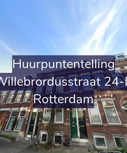 Foto gevel Huurpuntentelling voor Willebrordusstraat 24-B, Rotterdam