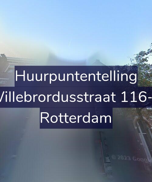 Foto gevel Huurpuntentelling voor Willebrordusstraat 116-C, Rotterdam