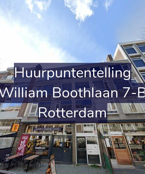 Foto gevel Huurpuntentelling voor William Boothlaan 7-B, Rotterdam