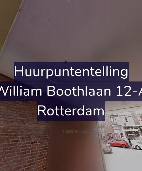 Foto gevel Huurpuntentelling voor William Boothlaan 12-A, Rotterdam