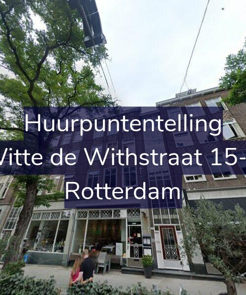 Foto gevel Huurpuntentelling voor Witte de Withstraat 15-B, Rotterdam