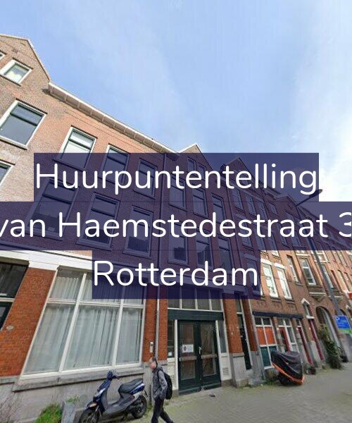 Foto gevel Huurpuntentelling voor Witte van Haemstedestraat 34-C01, Rotterdam