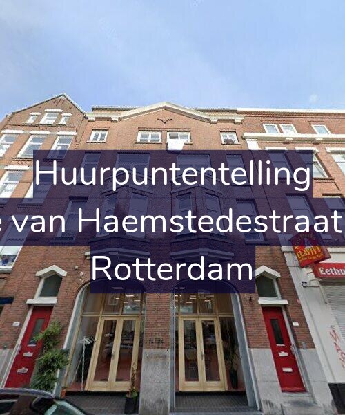 Foto gevel Huurpuntentelling voor Witte van Haemstedestraat 38-B, Rotterdam