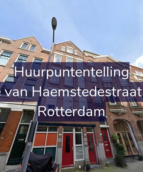 Foto gevel Huurpuntentelling voor Witte van Haemstedestraat 36-B, Rotterdam