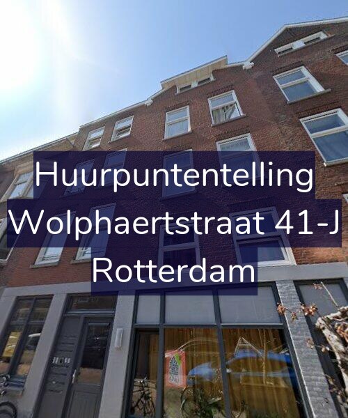 Foto gevel Huurpuntentelling voor Wolphaertstraat 41-J, Rotterdam