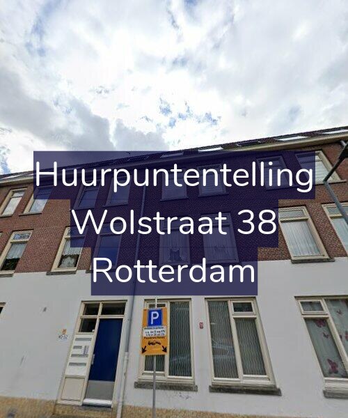 Foto gevel Huurpuntentelling voor Wolstraat 38, Rotterdam
