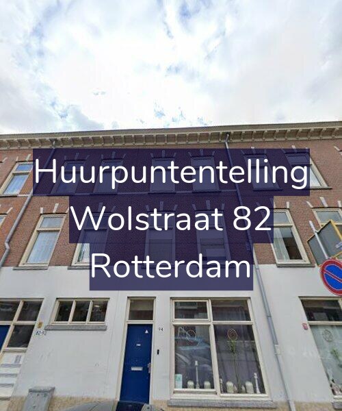 Foto gevel Huurpuntentelling voor Wolstraat 82, Rotterdam