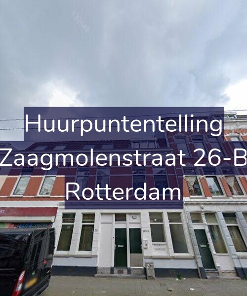 Foto gevel Huurpuntentelling voor Zaagmolenstraat 26-B, Rotterdam