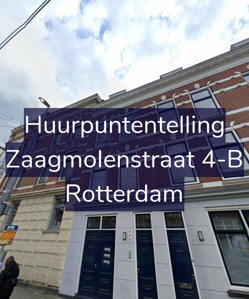 Foto gevel Huurpuntentelling voor Zaagmolenstraat 4-B, Rotterdam