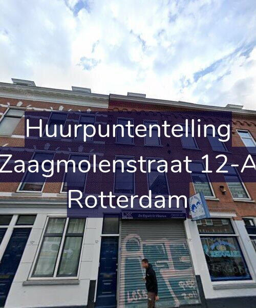 Foto gevel Huurpuntentelling voor Zaagmolenstraat 12-A, Rotterdam
