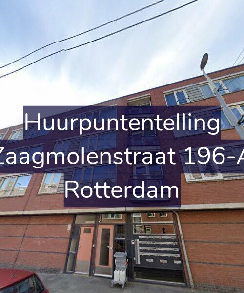Foto gevel Huurpuntentelling voor Zaagmolenstraat 196-A, Rotterdam